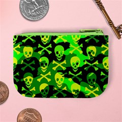 Skull Camouflage Mini Coin Purse from ArtsNow.com Back