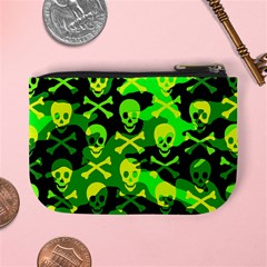 Skull Camouflage Mini Coin Purse from ArtsNow.com Back