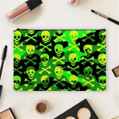 Skull Camouflage Cosmetic Bag (Large) from ArtsNow.com Front