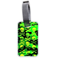 Skull Camouflage Luggage Tag (two sides) from ArtsNow.com Back