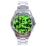 Skull Camouflage Stainless Steel Analogue Men’s Watch