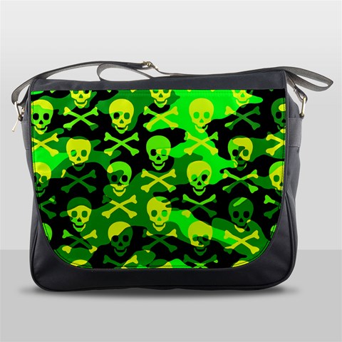Skull Camouflage Messenger Bag from ArtsNow.com Front
