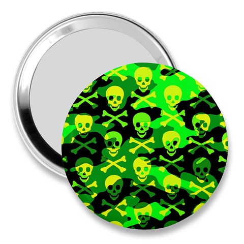 Skull Camouflage 3  Handbag Mirror from ArtsNow.com Front