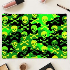 Skull Camouflage Cosmetic Bag (XXL) from ArtsNow.com Front