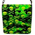 Skull Camouflage Flap closure messenger bag (Small)