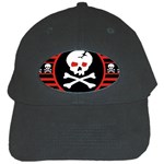 Skull Cross Black Cap