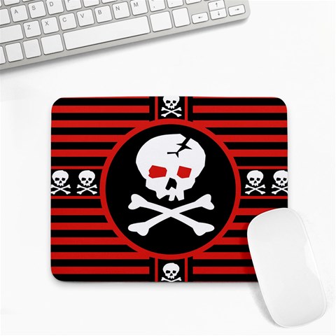 Skull Cross Small Mousepad from ArtsNow.com Front