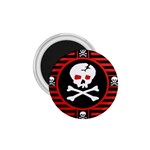 Skull Cross 1.75  Magnet