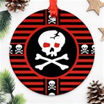 Skull Cross Ornament (Round)