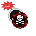 Skull Cross 1.75  Magnet (10 pack) 