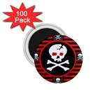 Skull Cross 1.75  Magnet (100 pack) 