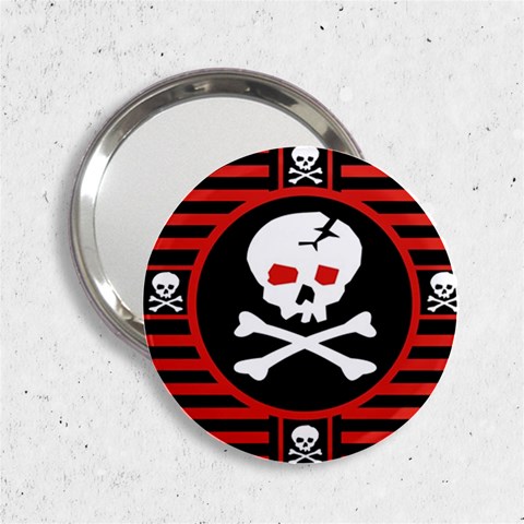 Skull Cross 2.25  Handbag Mirror from ArtsNow.com Front