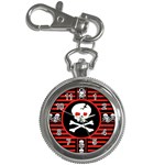 Skull Cross Key Chain Watch