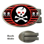 Skull Cross Money Clip (Oval)