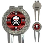 Skull Cross 3-in-1 Golf Divot