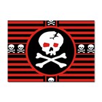 Skull Cross Sticker A4 (10 pack)