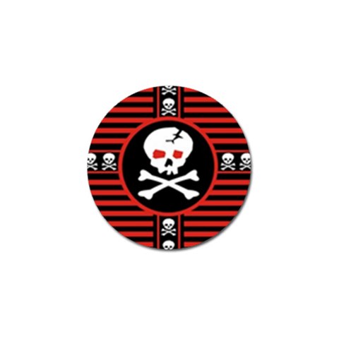 Skull Cross Golf Ball Marker from ArtsNow.com Front