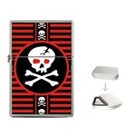 Skull Cross Flip Top Lighter