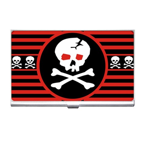 Skull Cross Business Card Holder from ArtsNow.com Front