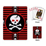 Skull Cross Playing Cards Single Design