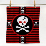 Skull Cross Face Towel