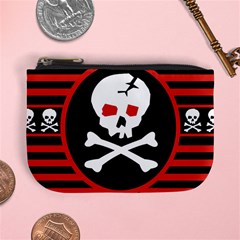 Skull Cross Mini Coin Purse from ArtsNow.com Front