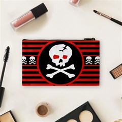 Skull Cross Cosmetic Bag (Small) from ArtsNow.com Back