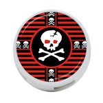 Skull Cross 4-Port USB Hub (Two Sides)
