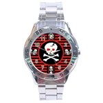 Skull Cross Stainless Steel Analogue Men’s Watch