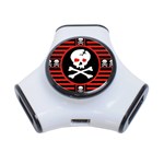 Skull Cross 3-Port USB Hub