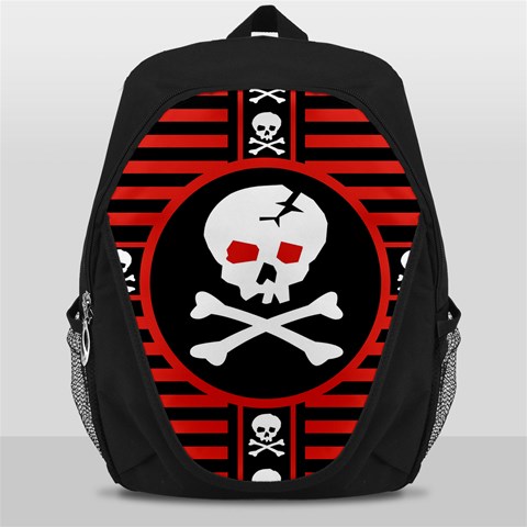 Skull Cross Backpack Bag from ArtsNow.com Front