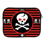 Skull Cross Apple iPad 2/3/4 Zipper Case