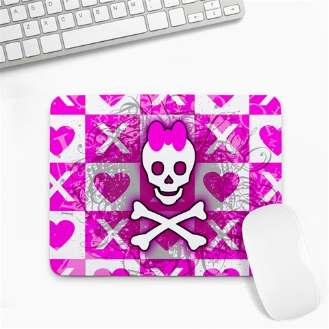 Skull Princess Small Mousepad from ArtsNow.com Front