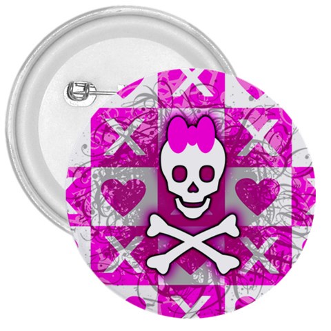 Skull Princess 3  Button from ArtsNow.com Front