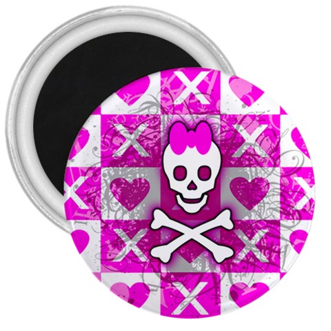 Skull Princess 3  Magnet from ArtsNow.com Front
