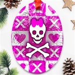 Skull Princess Ornament (Oval)