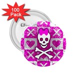 Skull Princess 2.25  Button (100 pack)