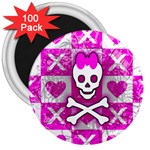 Skull Princess 3  Magnet (100 pack)