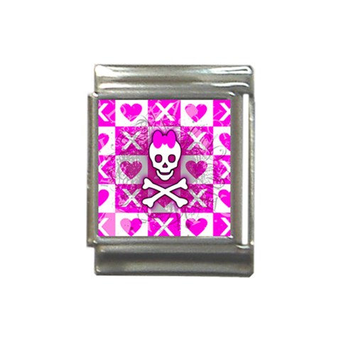 Skull Princess Italian Charm (13mm) from ArtsNow.com Front