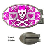 Skull Princess Money Clip (Oval)