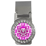 Skull Princess Money Clip (CZ)