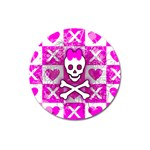 Skull Princess Magnet 3  (Round)