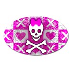 Skull Princess Magnet (Oval)