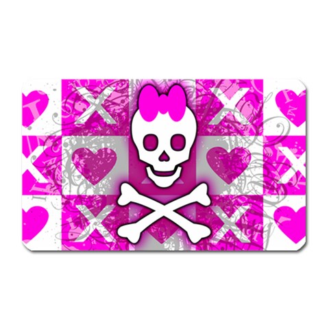 Skull Princess Magnet (Rectangular) from ArtsNow.com Front