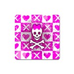 Skull Princess Magnet (Square)