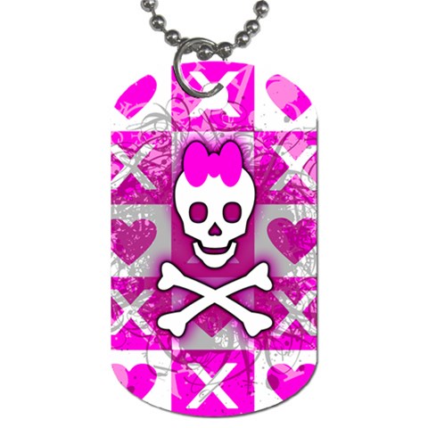 Skull Princess Dog Tag (One Side) from ArtsNow.com Front