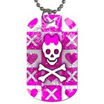 Skull Princess Dog Tag (One Side)