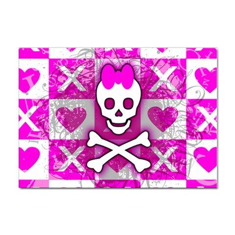 Skull Princess Sticker A4 (100 pack) from ArtsNow.com Front