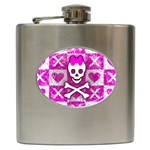 Skull Princess Hip Flask (6 oz)