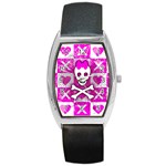 Skull Princess Barrel Style Metal Watch